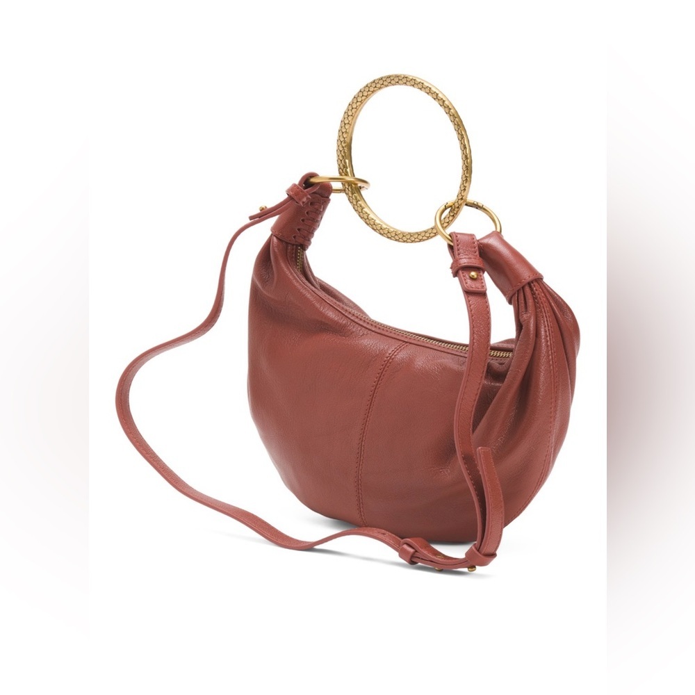 Leather Hobo Bracelet Bag - Picture 3 of 4